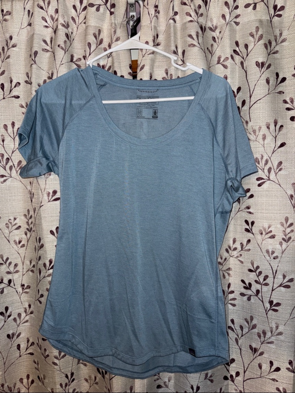 Women's Short Sleeve Light Blue Patagonia Tee